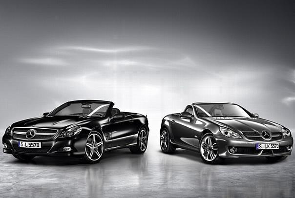 Mercedes-Benz SL Night Edition und SLK Grand Edition